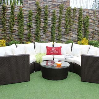 Bộ Sofa tròn Nhựa giả mây ATC