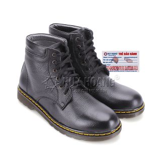 Giày boot nam Huy Hoàng cột dây màu đen HR7721 giá sỉ