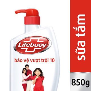 Combo 2 Sữa tắm Lifebuoy chai 850g và túi 850g