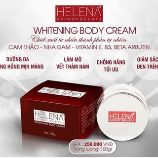 kem dưỡng trắng da toàn thân Helena giá sỉ