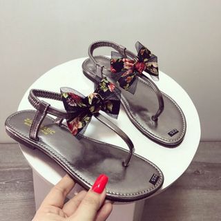 giay sandal nơ cute