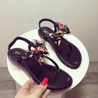 giay sandal nơ cute
