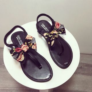 giay sandal nơ cute