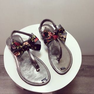 giay sandal nơ cute