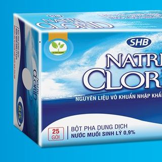 Muối sinh lý dạng bột gói muối sinh lý bột pha dung dịch muối sinh lý 09