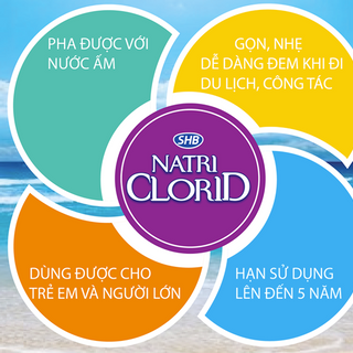 Muối sinh lý dạng bột gói muối sinh lý bột pha dung dịch muối sinh lý 09
