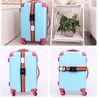 Bộ dây đai vali ổ khóa và thẻ hành lý C101