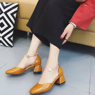 giay got vuông đính phụ kiện