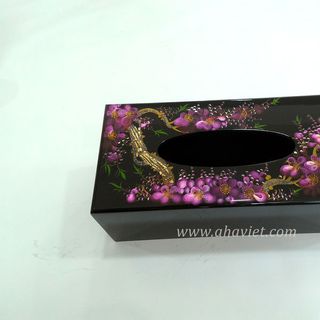 hộp khăn giấy sơn mài