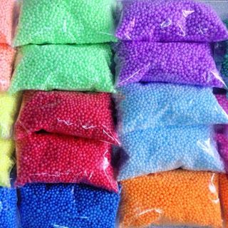 Hạt xốp màu bịch nhỏ 10g