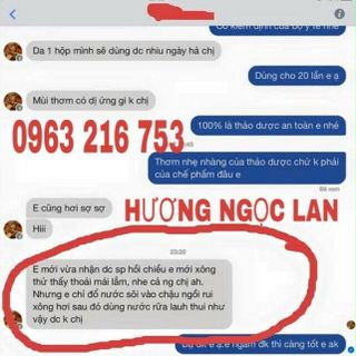 Thảo dược Hương Ngọc Lan làm hồng - se khít - giảm viêm nhiễm vùng kín