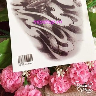hình xăm dán đầu lâu và hình 3d bắp tay