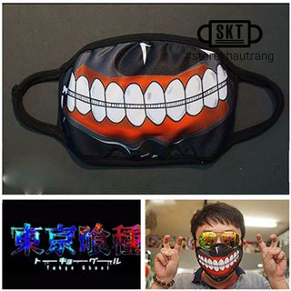 Khẩu Trang Tokyo Ghoul Ken Kaneki Không Kéo