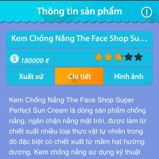 chống nắng the facce