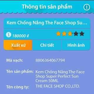 chống nắng the facce