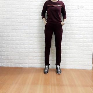 Bộ nỉ cotton nữ qcxk