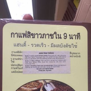 tắm trắng cà phê thái lan