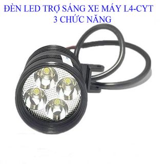 Đèn Led trợ sáng xe máy L4-CYT 3 chức năng hoàn hảo