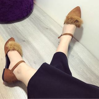 giay sandal lông xinh