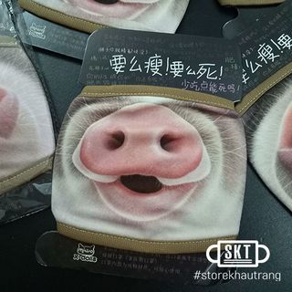 Khẩu Trang 3D Heo Mặt Cười