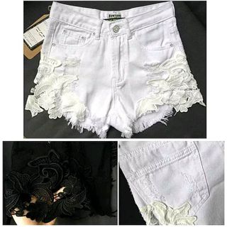 Quần Short phối ren QC