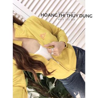 Áo khoác da cá tản nhiệt xỏ ngón túi trong