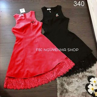 Đầm kim tuyến phối ren
