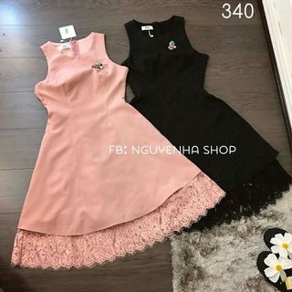 Đầm kim tuyến phối ren