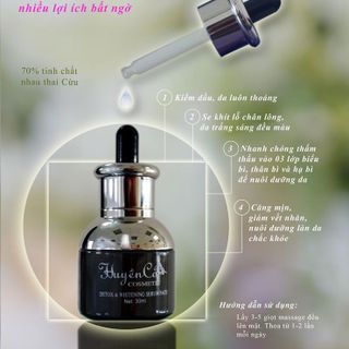 Detox Whitening Serum Serum nhau thai cừu giá sỉ