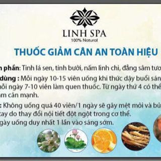 giảm cân đông y Linh Spa giá sỉ