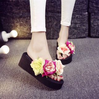 dép kẹp hoa cao câp