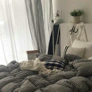 CHĂN PHAO COTTON MUJI NHẬT MÀU NÂU