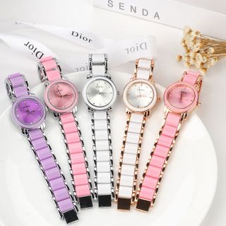Đồng hồ nữ thời trang màu sắc sang trọng nữ tính mẫu Hàn mới