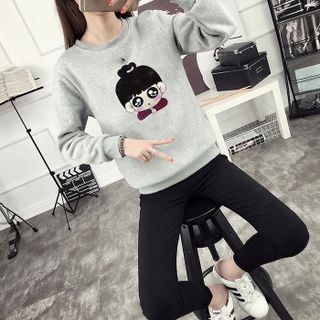 Áo thun nữ dài tay hoạt hình Chi Pi đáng yêu - ms 17874