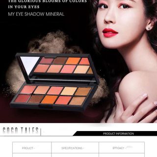 Bảng Màu Mắt GOGO TALES 10 Ô