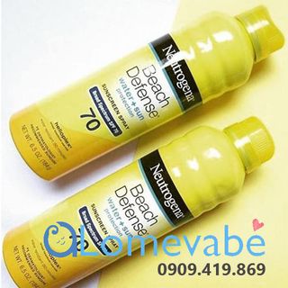 XỊT CHỐNG NẮNG SPF 70 giá sỉ