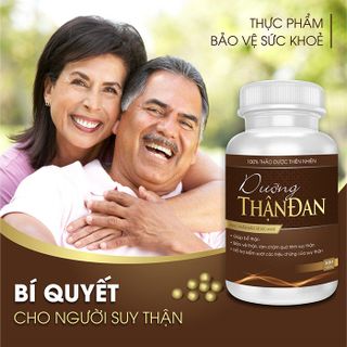 DƯỠNG THẬN ĐAN phát hiện mới cho bệnh nhận bị suy thận tăng cường sức khỏe sinh lý