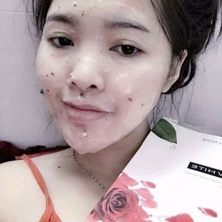 Mặt Nạ Colagen Hoa Hồng CC White