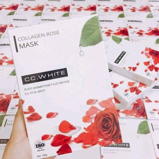 Mặt Nạ Colagen Hoa Hồng CC White
