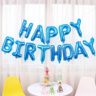 Set bong bóng kiếng chữ HAPPY BIRTHDAY