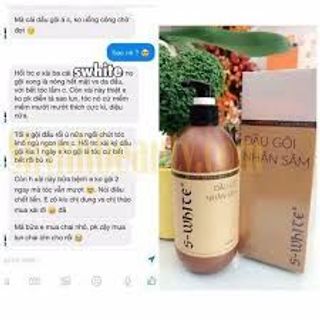 Dầu gội nhân sâm đào swhite