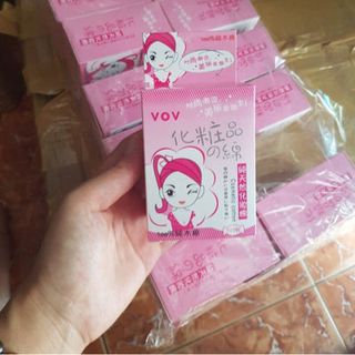 Bông tẩy trang nhật hộp 100 miếng