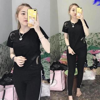 set da cá in chữ bên hông