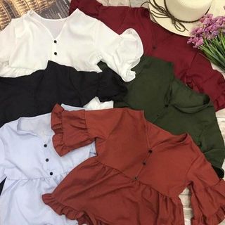 áo babydoll có nút