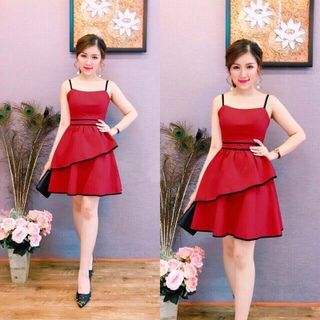 Đầm Xòe Hai Dây