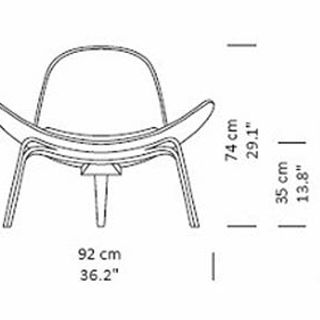 Shell Chair - Mấu ghế gỗ tự nhiên giúp bạn thư giãn hiệu quả nhất