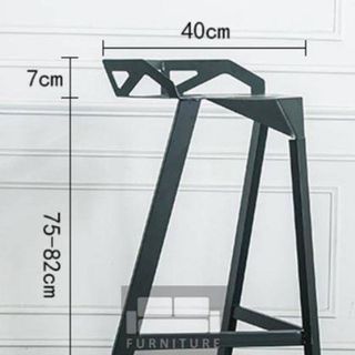 Ghế quầy bar bằng sắt phun sơn tĩnh điện hiện đại giá sỉ tốt