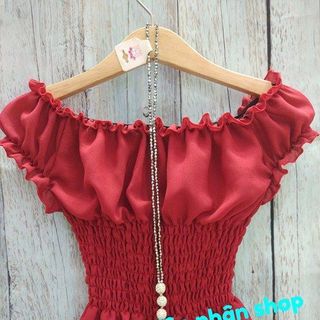 áo kiểu bẹt vai siêu dễ thương