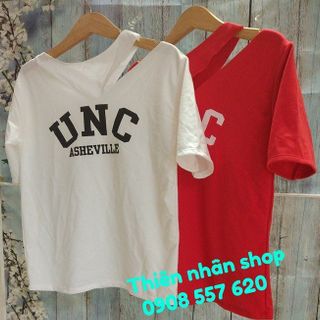áo thun UNC xẻ vai