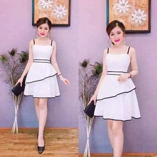 Đầm Xòe Hai Dây